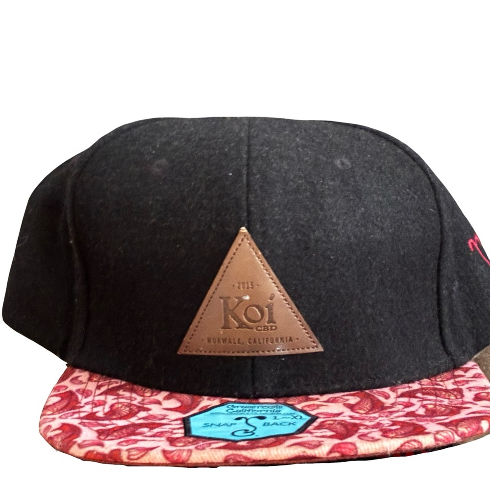 Red Koi CBD Brand Snapback Hat